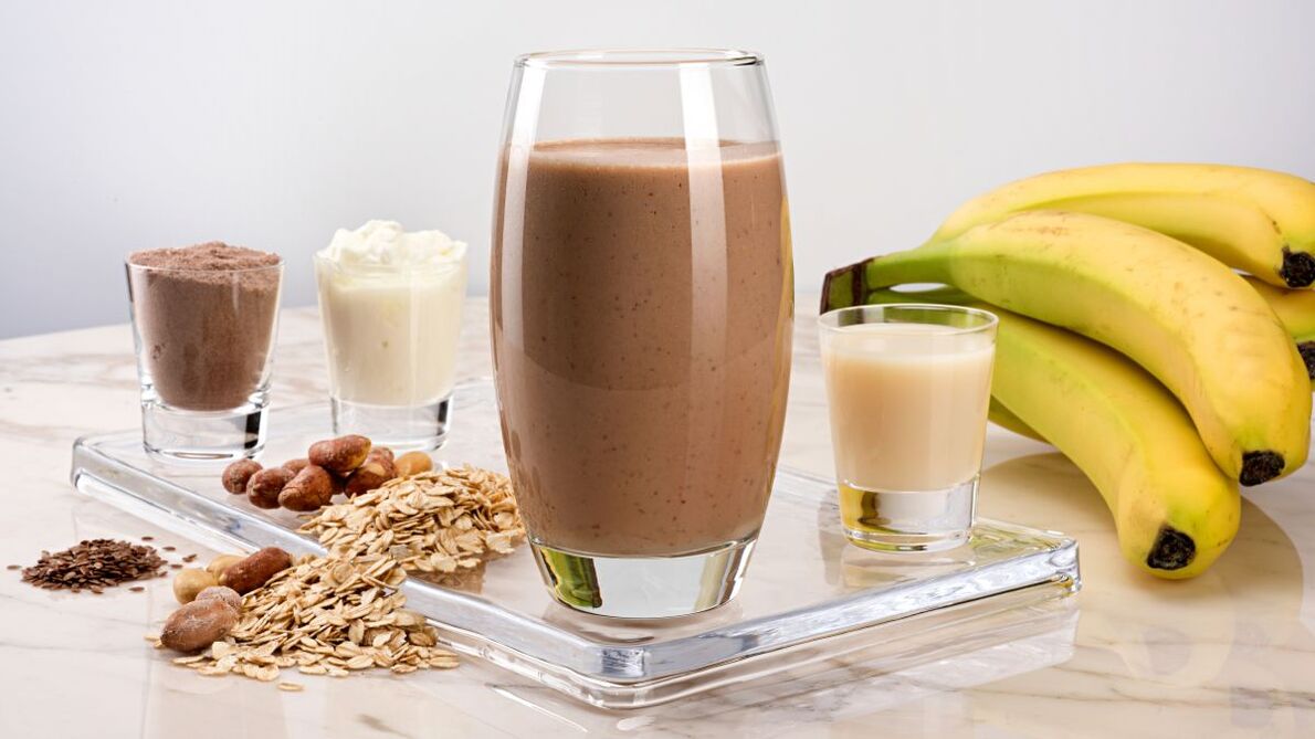 Protein Shake fir Gewiichtsverloscht